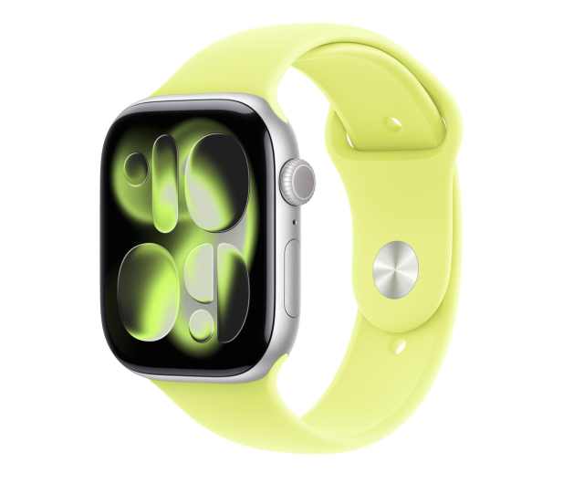 APPLE Pasek sportowy do Apple Watch - 46mm - M/L - neonowy żółty - 1362519 - zdjęcie 2